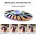 BUTTERFLY FISH SHAPED RAINBOW CAMO FIDGET SPINNER - FOR ADHD EDC FOCUS RELIEVES ANXIETY AND BOREDOM